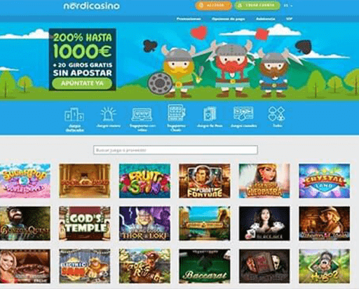 nordicasino-homepage