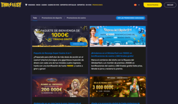 Promociones casino thrillsy