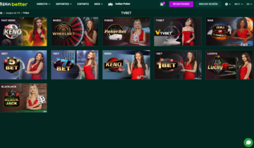 Juegos de tv Spinbetter