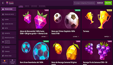 malina casino promociones
