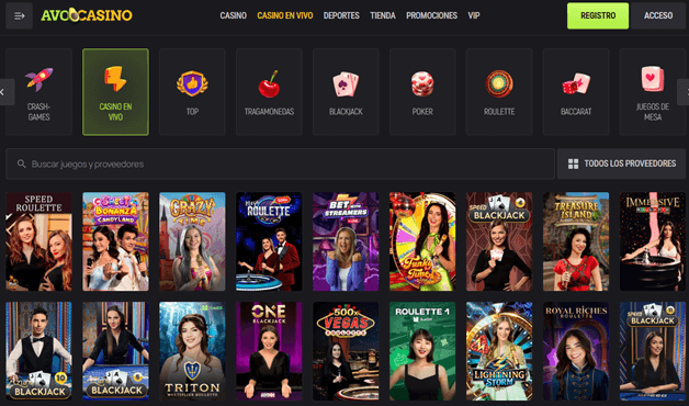 avocasino casino vivo