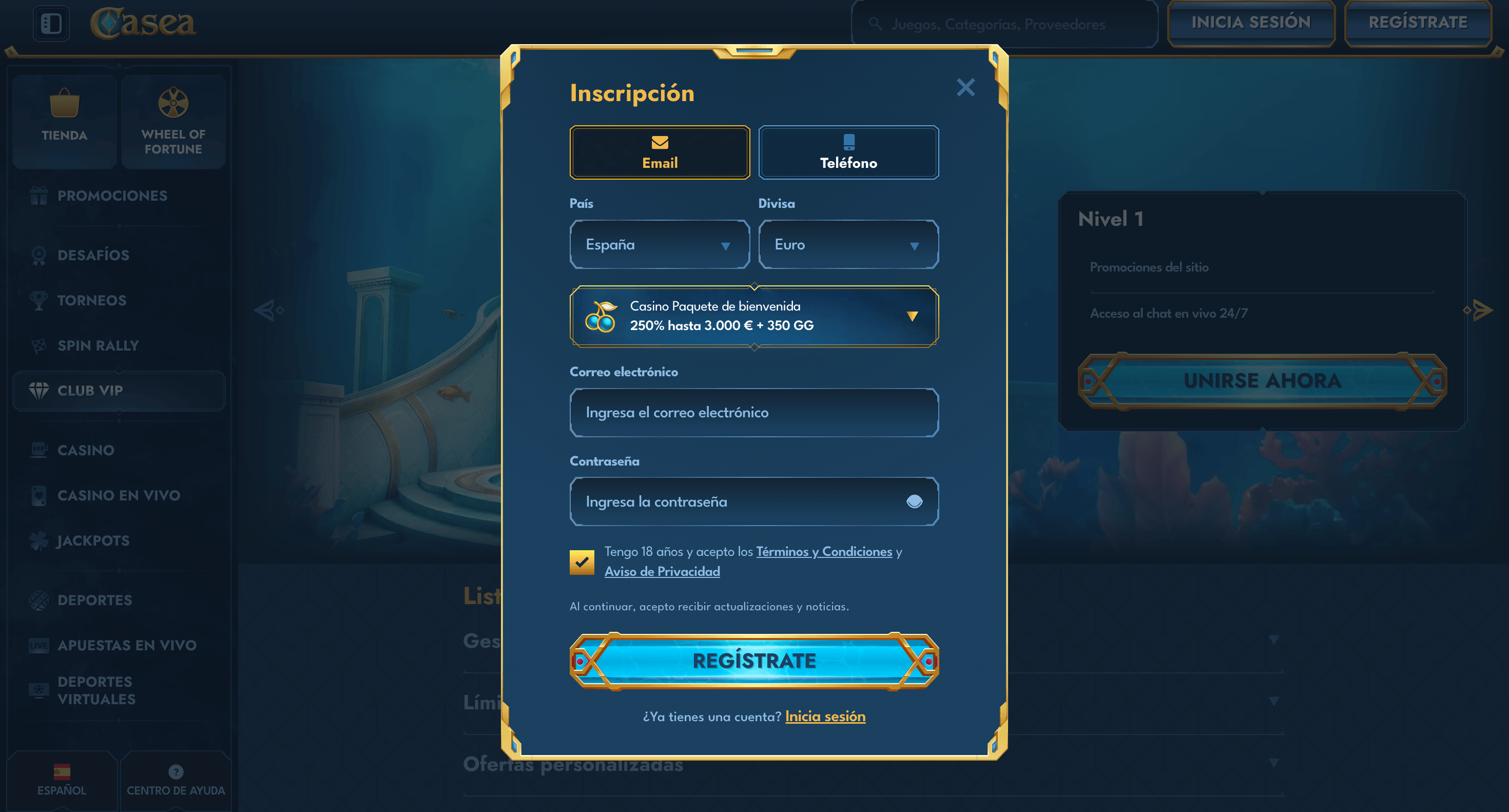 casea casino registro